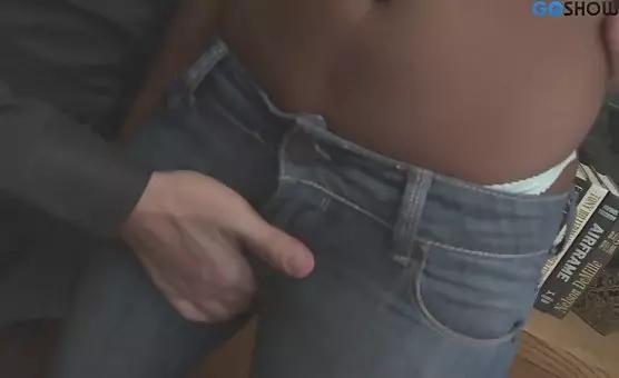 Ebony Exposes Her Legs to Hungry Guy Interracial Desires Fulfilled