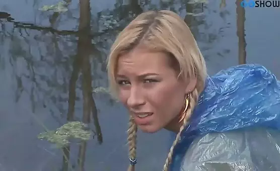 Blonde Cock Sucking Hottie with Braids