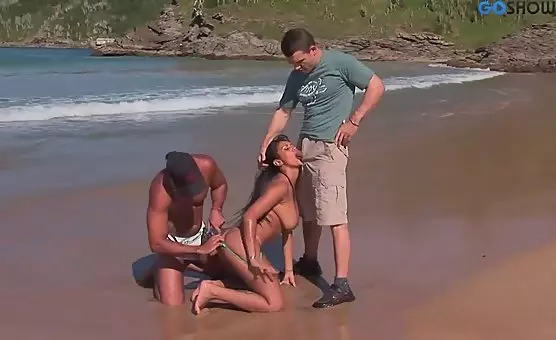 Passionate Coastal Threesome